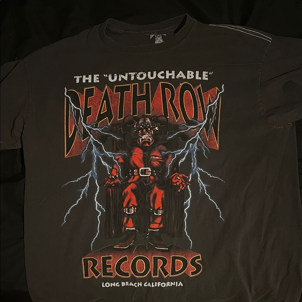 Death Row Records Black Graphic Tee